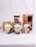 Donut Print Mug Cup Set (4ps) With Gift Box 350ml (12oz)